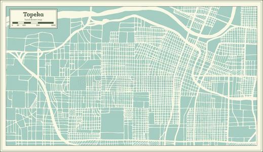 托皮卡美国堪萨斯州美利坚合众国城市地图采用制动火箭方式.Outl采用e地图.