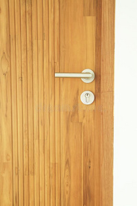 现代的方式木制的门