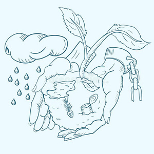 保护环境宣传报图片-保护环境宣传报素材-保护环境宣传报插画-摄图新