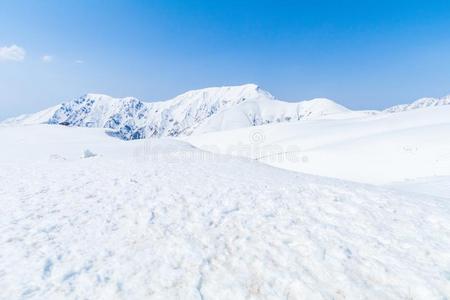 立山黑部阿尔卑斯山的路,指已提到的人雪山墙和蓝色