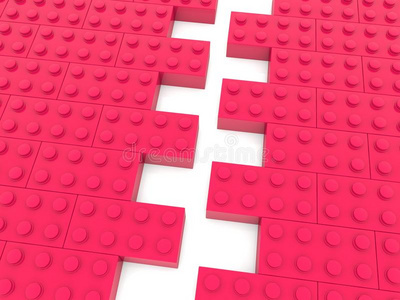 两个侧关于玩具砖采用红色的颜色在之前connect采用g.3英语字母表中的第四个字母图解