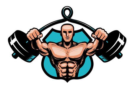 健身房,健美运动,运动标识或标签.