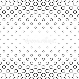 黑的和白色的弧形的八边形模式背景