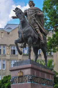 纪念碑国王丹尼洛-利沃夫,乌克兰
