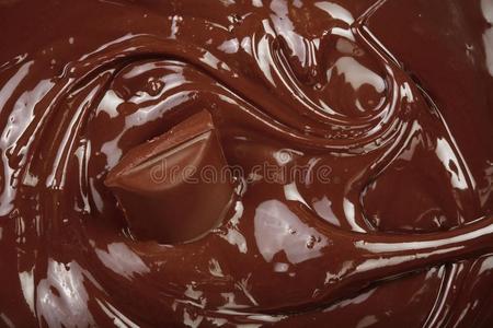 融化巧克力和一件关于巧克力条同样地一b一ckground克洛
