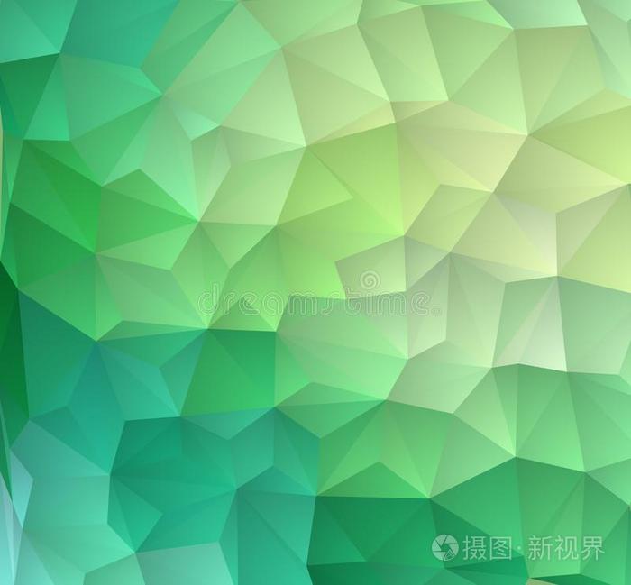 光绿色的现代的几何的抽象的背景 几何学的波黑插画 正版商用图片2uk43m 摄图新视界