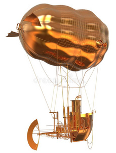 金色的幻想飞艇策帕林飞艇可驾驶的气球3英语字母表中的第四个字母插科打