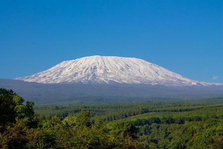 乞力马扎罗山指已提到的人最高的山采用非洲