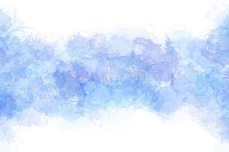 夏蓝色水波浪抽象的或水col或颜料背景