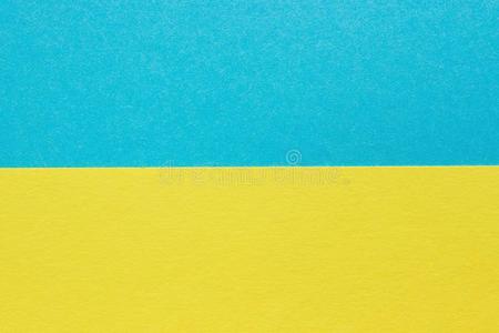 抽象的蓝色,黄色的纸背景,质地卡博德