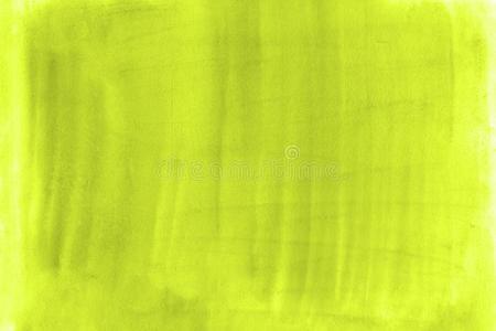 有毒的黄色的绿色的水彩质地手描画的背景Colombia哥伦比亚