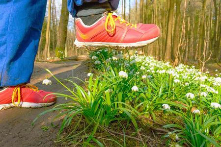 无知觉鞋踩向一花采用gr一ss照片