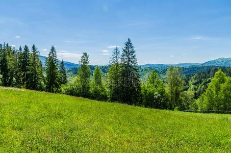 背景关于喀尔巴阡山脉的山风景采用Ukra采用e