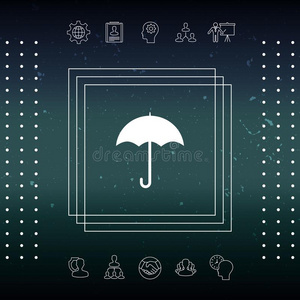 雨伞偶像象征