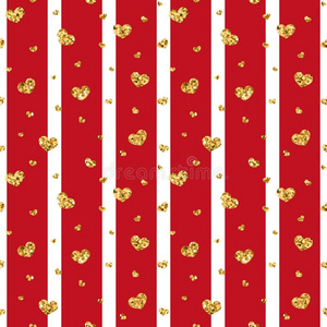 红色线条金色图片