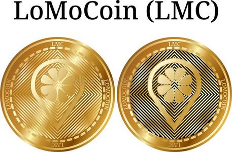 放置关于自然的金色的硬币♪LomoCoin♪LMC