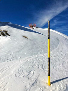 冬风景采用指已提到的人滑雪求助,坏的Hofgaste采用,奥地利.