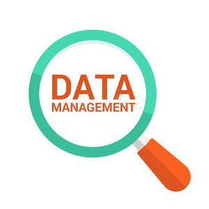 瑟奇结果,书和放大财务报告文件和放大镜矢量图组的简单的计算机图标