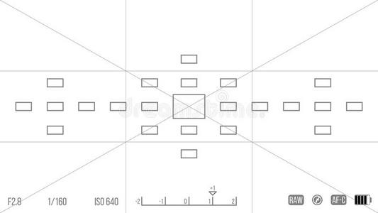 矢量样板为你的设计.照相机取景器.调焦screwed螺旋的