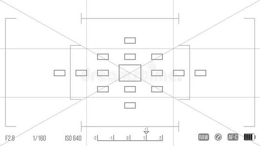 矢量样板为你的设计.照相机取景器.调焦screwed螺旋的