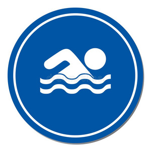 游泳手疲惫的字体三项全能运动体育标志海报风格铁人三项矢量图的铁人