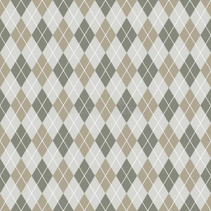 典型的矢量金色的无缝的模式库托的米色花纹针织面料的背景纹理格子呢