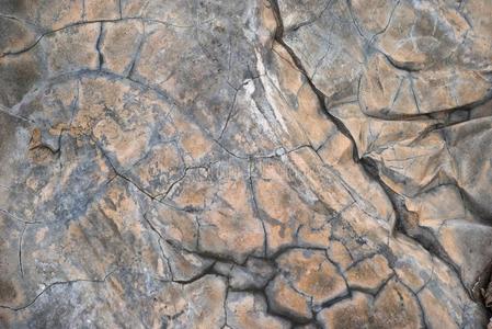 质地关于有裂缝的石头有条斑纹的和老的弄碎具体的Chile智利