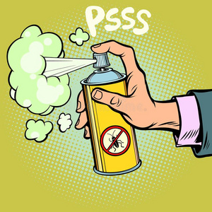 喷杀虫剂图片