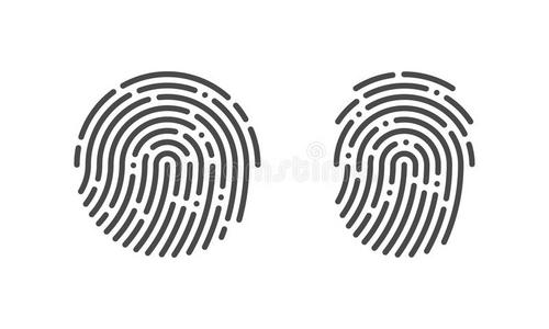 指纹线条图片