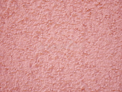 粉红色的富有色彩的粗糙的灰泥详述