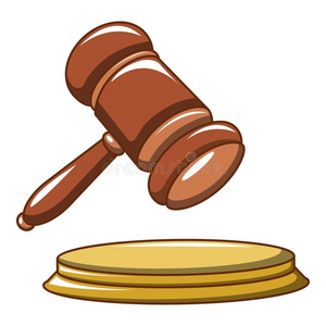 铁锤关于指已提到的人审判偶像,漫画方式矢量卡通尺度更高的图标在