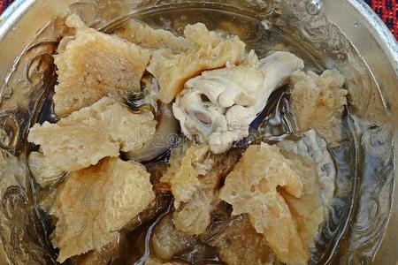 鱼动物的胃汤照片