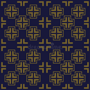古老的无缝的背景十字架几何学框架线条相似素材图片 摄图新视界