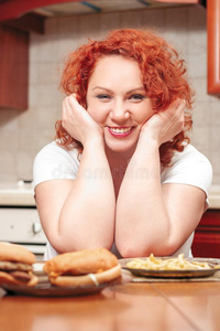 油腻汉堡包图片