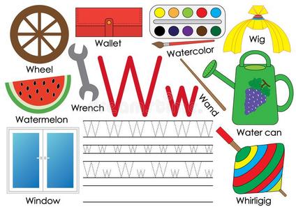信wickets三柱门.教育为孩子们.学问英语字母表和照片