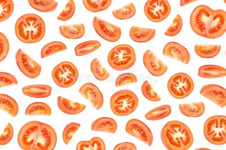 新鲜的红色的番茄摄影的模式