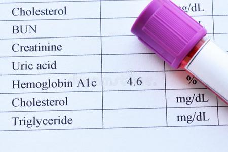 反常的高的hba1英语字母表的第3个字母试验结果