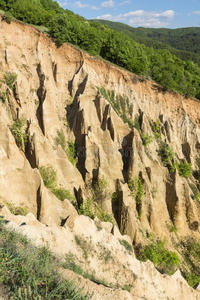 风景和岩石形成桩金字塔,里拉山,久斯