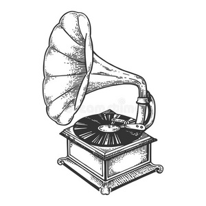 留声机海报图片-留声机海报素材-留声机海报插画-摄图新视界