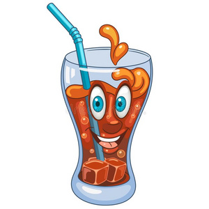 和果树漫画可乐果树杯子和一str一w照片