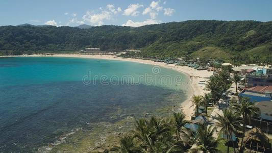 海景画和海滩和海.菲律宾,吕宋岛.