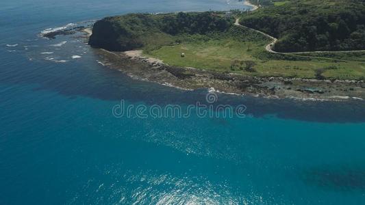 海景画和海滩和海.菲律宾,吕宋岛.