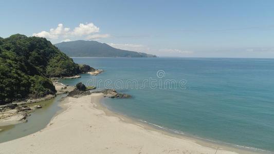 海景画和海滩和海.菲律宾,吕宋岛.