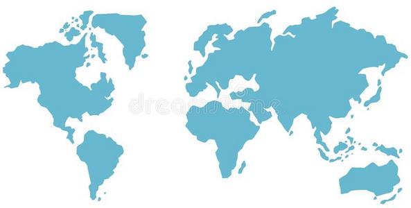 世界地图蓝色图片-世界地图蓝色素材-世界地图蓝色插画-摄图新视界