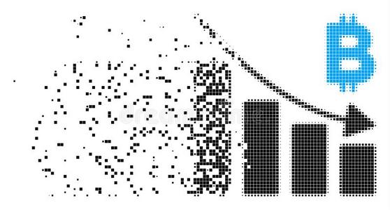 点对点基于网络的匿名数字货币经济衰退条图表折断像素偶像照片
