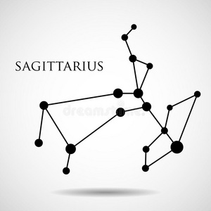 星座人马座黄道带符号照片