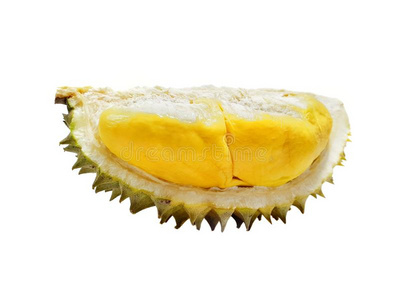 切开的榴莲图片