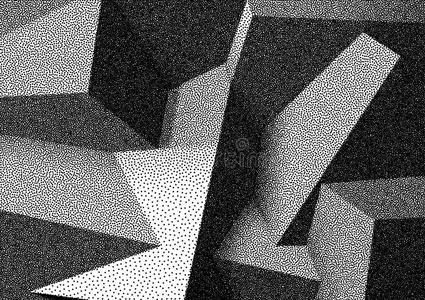 抽象的背景和重叠做点什么立方形的东西照片