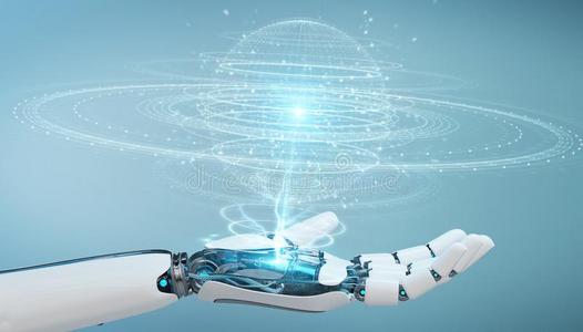 机器人的人的手连接图片-机器人的人的手连接素材-机器人的人的手连接