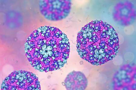 柯萨基病毒,一ribonucleicacid核糖核酸肠道病毒照片